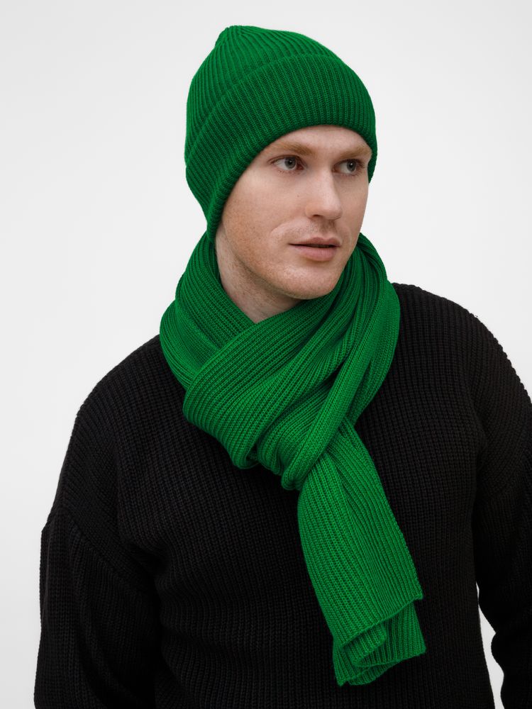 Шарф Nobilis Mono, ярко-зеленый — изображение 8