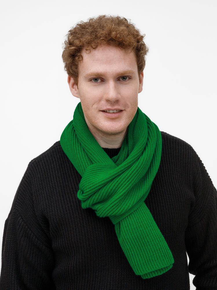 Шарф Nobilis Mono, ярко-зеленый — изображение 6