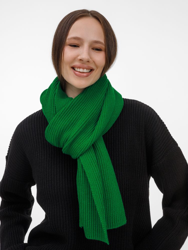 Шарф Nobilis Mono, ярко-зеленый — изображение 7