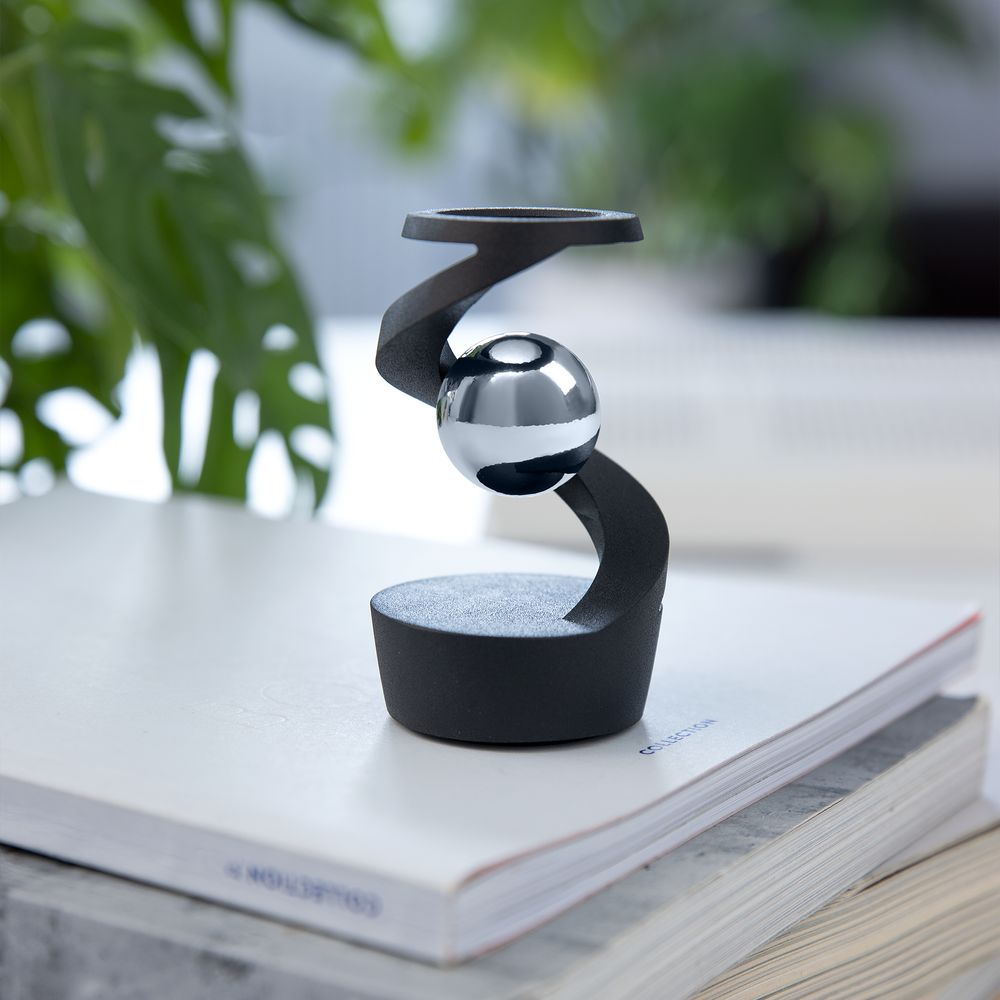 Настольный антистресс Mindflow, черный с серебристым — изображение 7