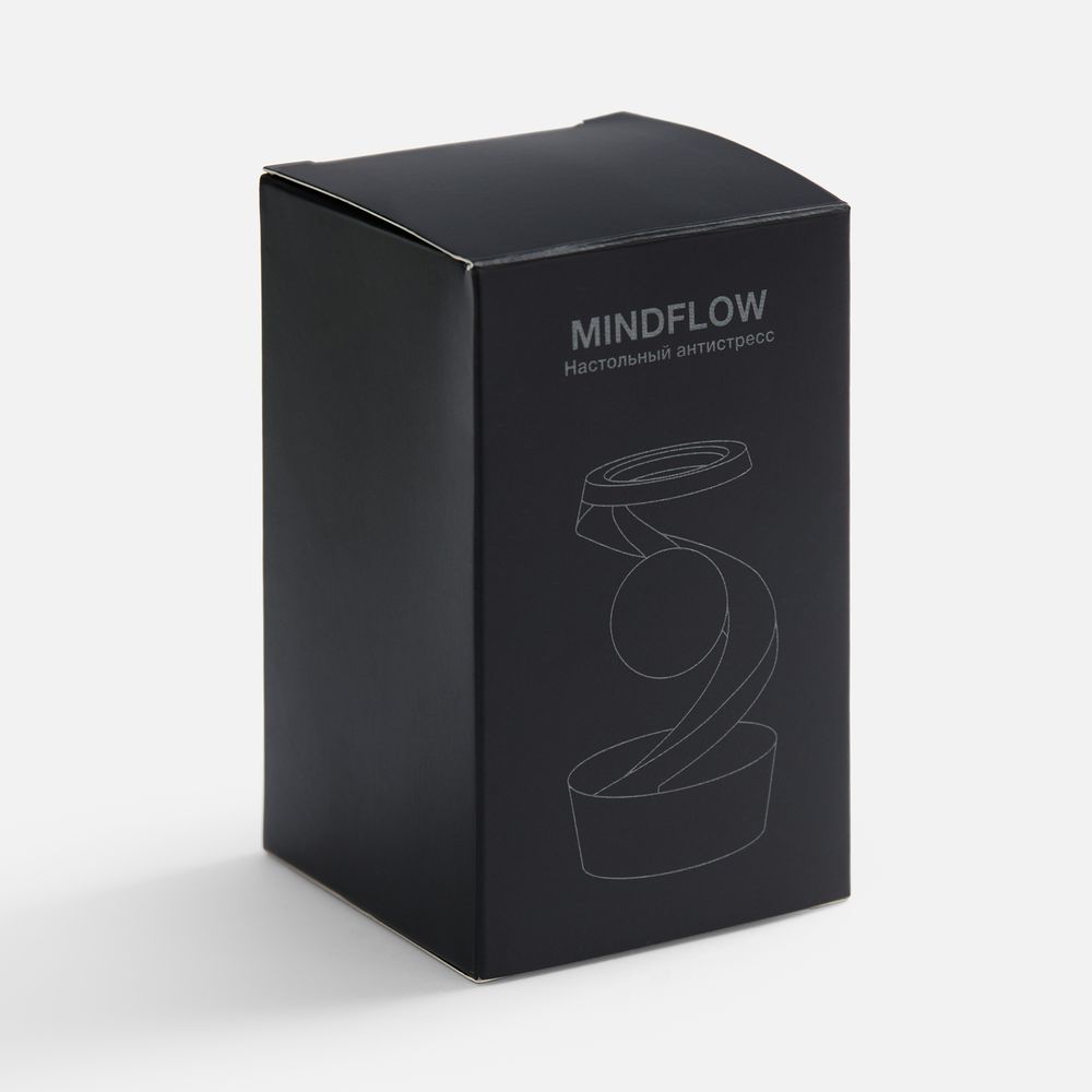 Настольный антистресс Mindflow, черный с серебристым — изображение 9