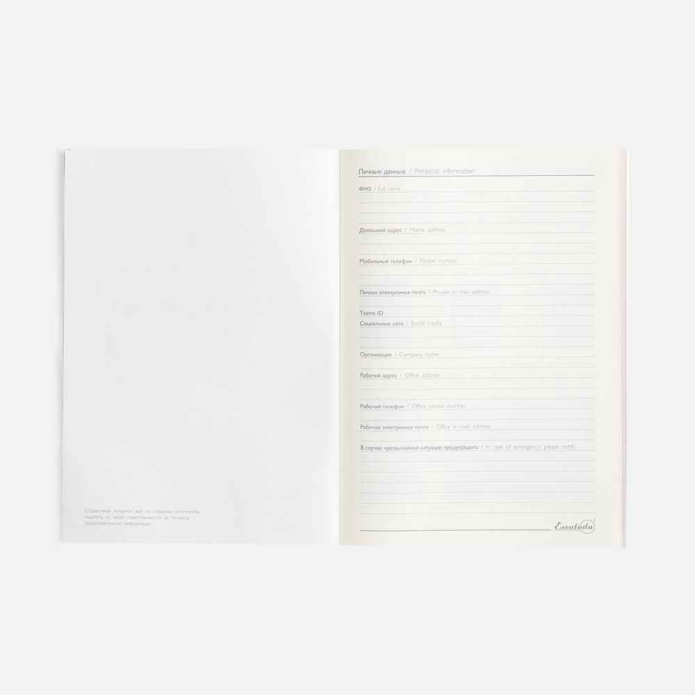 Ежедневник Repute, недатированный, синий — изображение 11