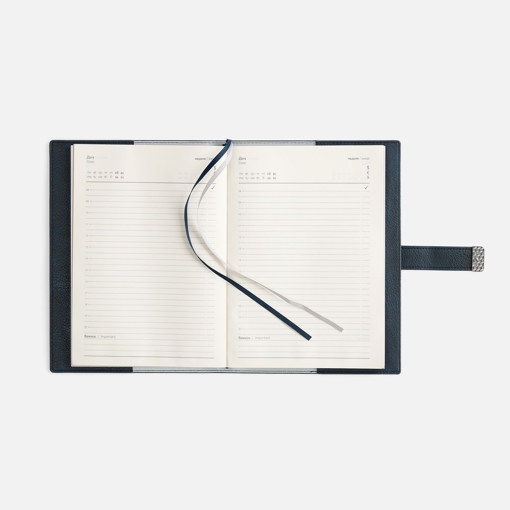Ежедневник Repute, недатированный, синий — изображение 13