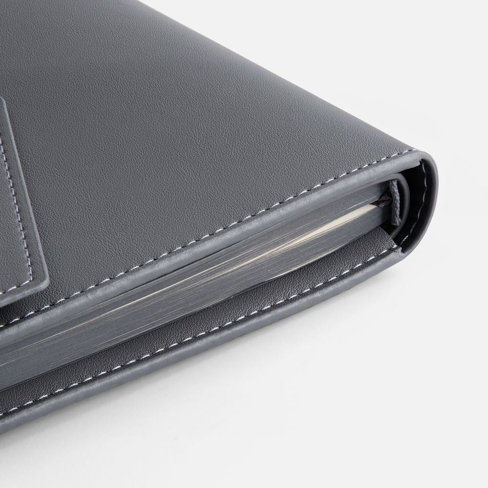 Ежедневник-органайзер Clean Slate, недатированный, серый — изображение 7