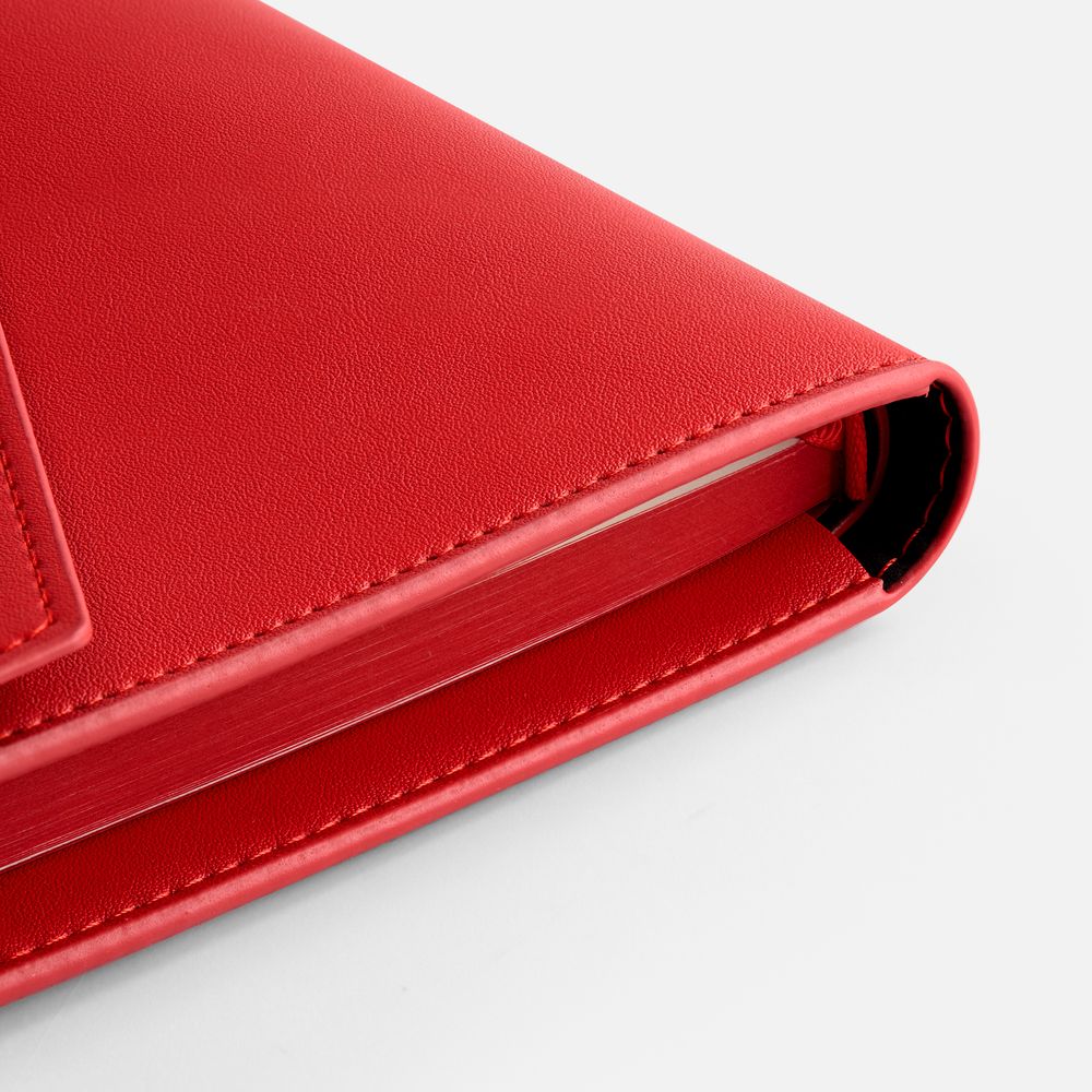 Ежедневник-органайзер Clean Slate, недатированный, красный — изображение 8