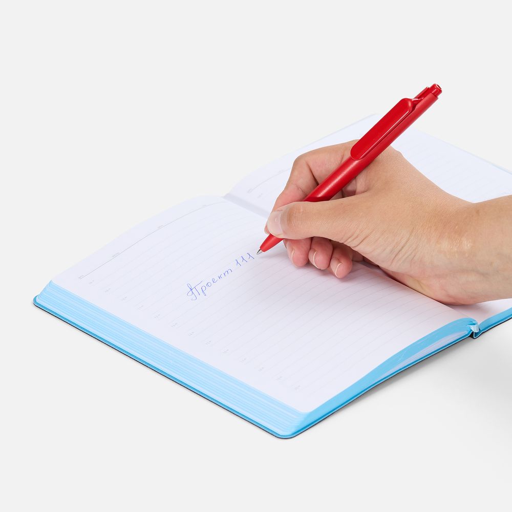 Ручка шариковая Prodir DS11 PMP, красная — изображение 7