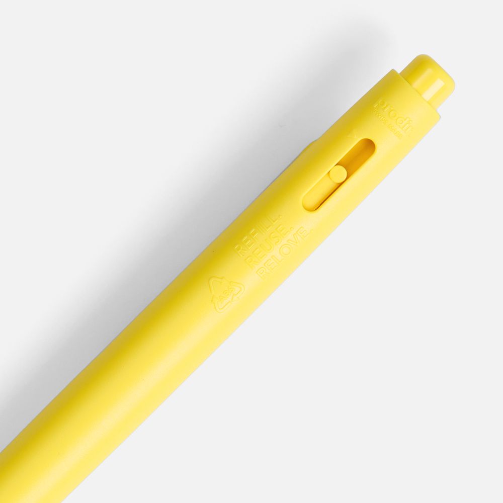 Ручка шариковая Prodir DS11 PMP, желтая — изображение 6