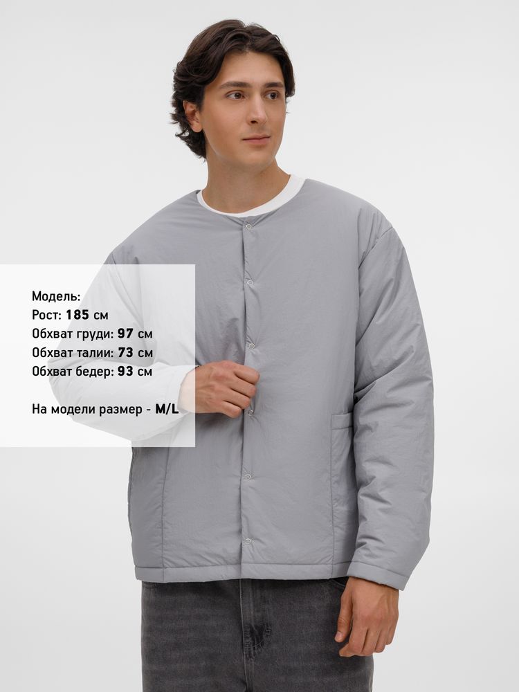 Куртка унисекс Veter, серая — изображение 10