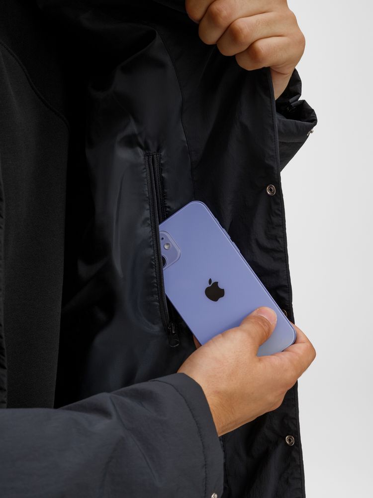 Куртка унисекс Veter, черная — изображение 10