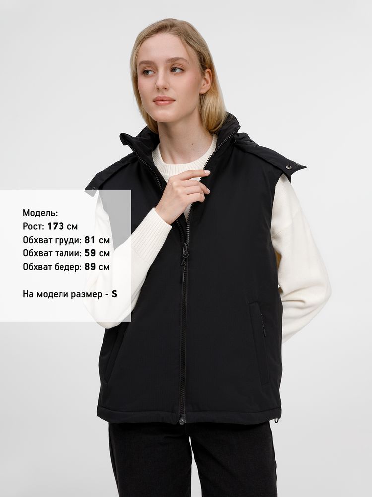 Жилет унисекс Sfera, черный — изображение 15