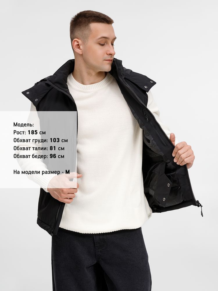 Жилет унисекс Sfera, черный — изображение 18