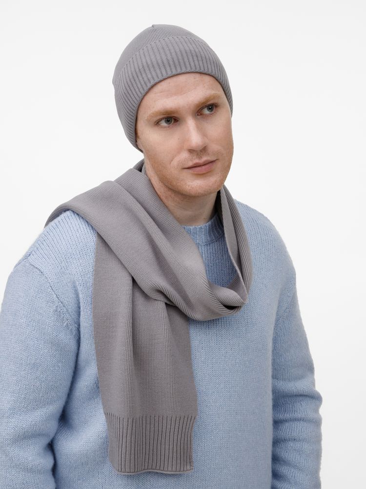 Шарф Sorang, серый — изображение 9