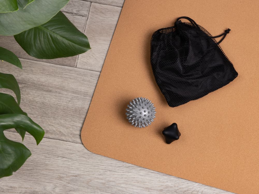 Набор массажных мячей для МФР Relaxify, черный с серым — изображение 5