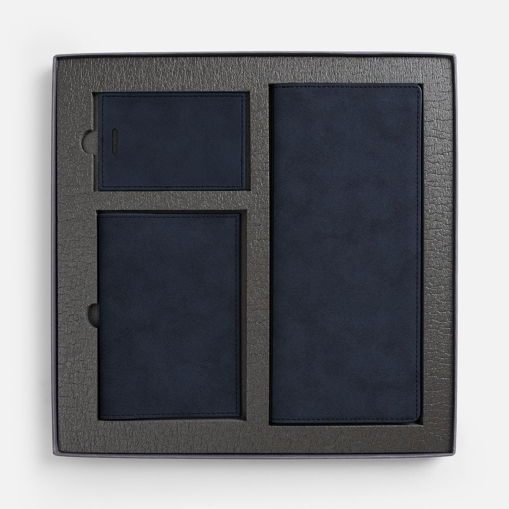 Набор Nubuk Trio, синий — изображение 3