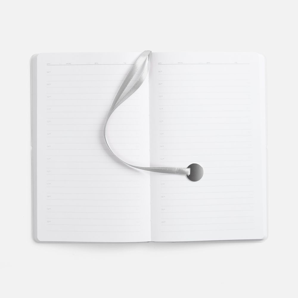 Ежедневник Waltz, недатированный, серебристый — изображение 10