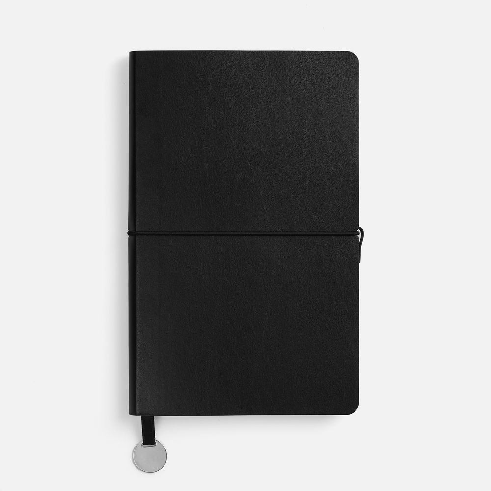 Ежедневник Waltz, недатированный, черный — изображение 5