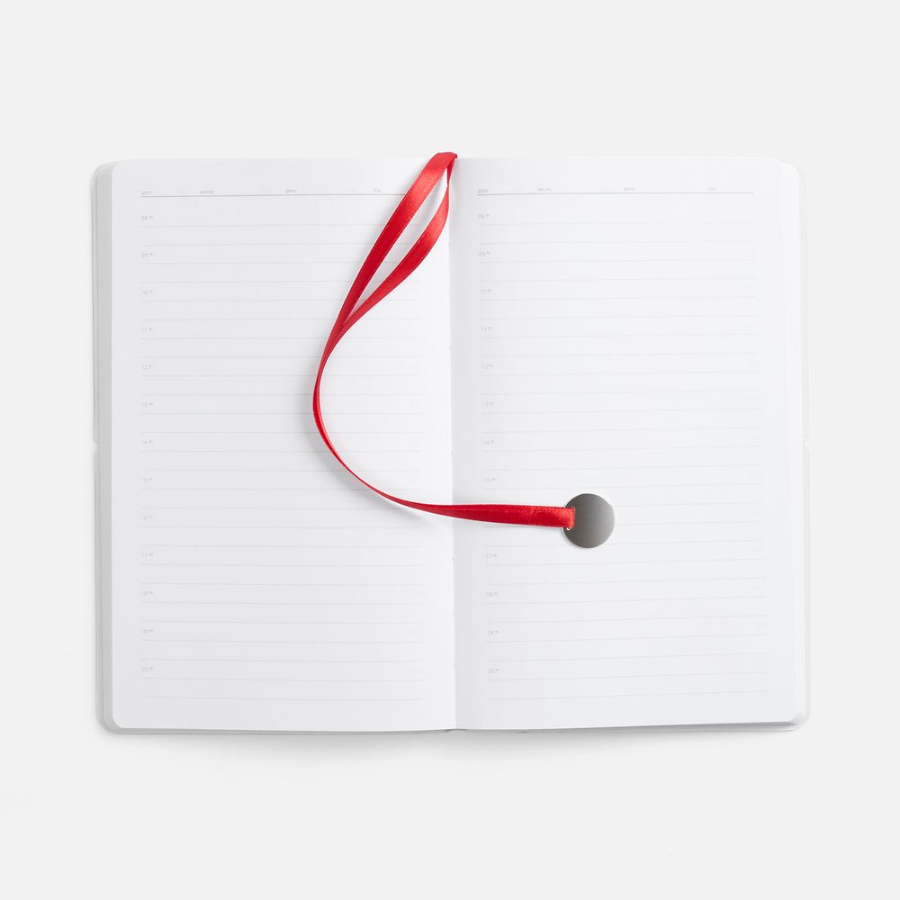Ежедневник Waltz, недатированный, красный — изображение 10