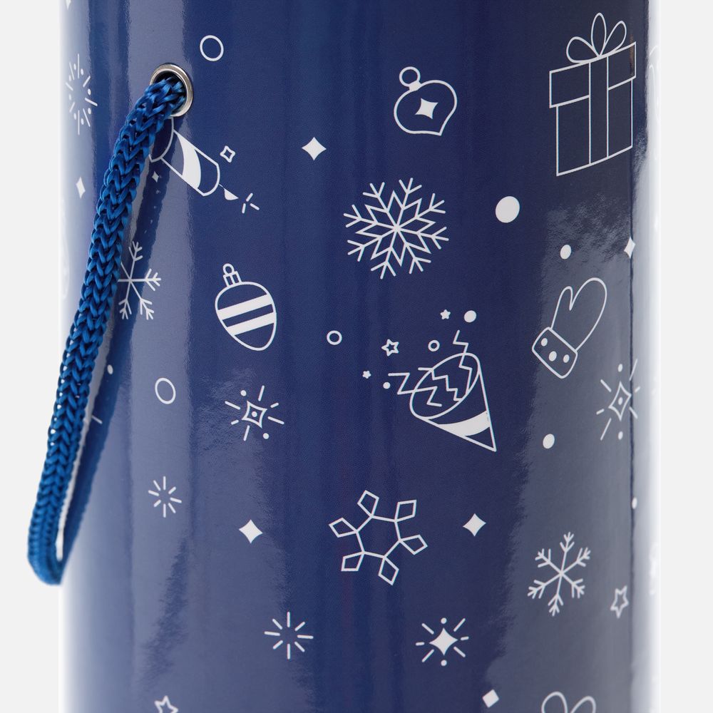 Тубус для бутылки Snowlace, синий — изображение 6