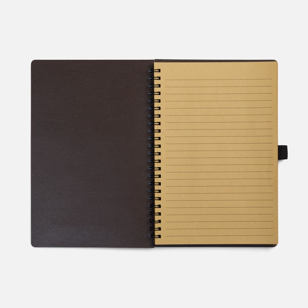 Блокнот на спирали Coffeist, коричневый — изображение 7