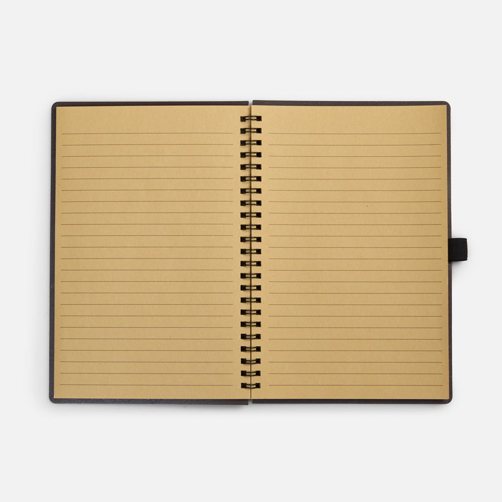 Блокнот на спирали Coffeist, коричневый — изображение 8