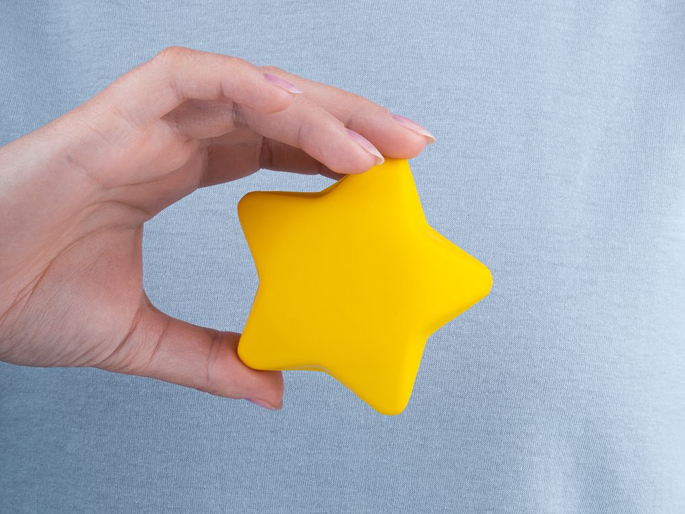 Антистресс «Звезда», желтый — изображение 3