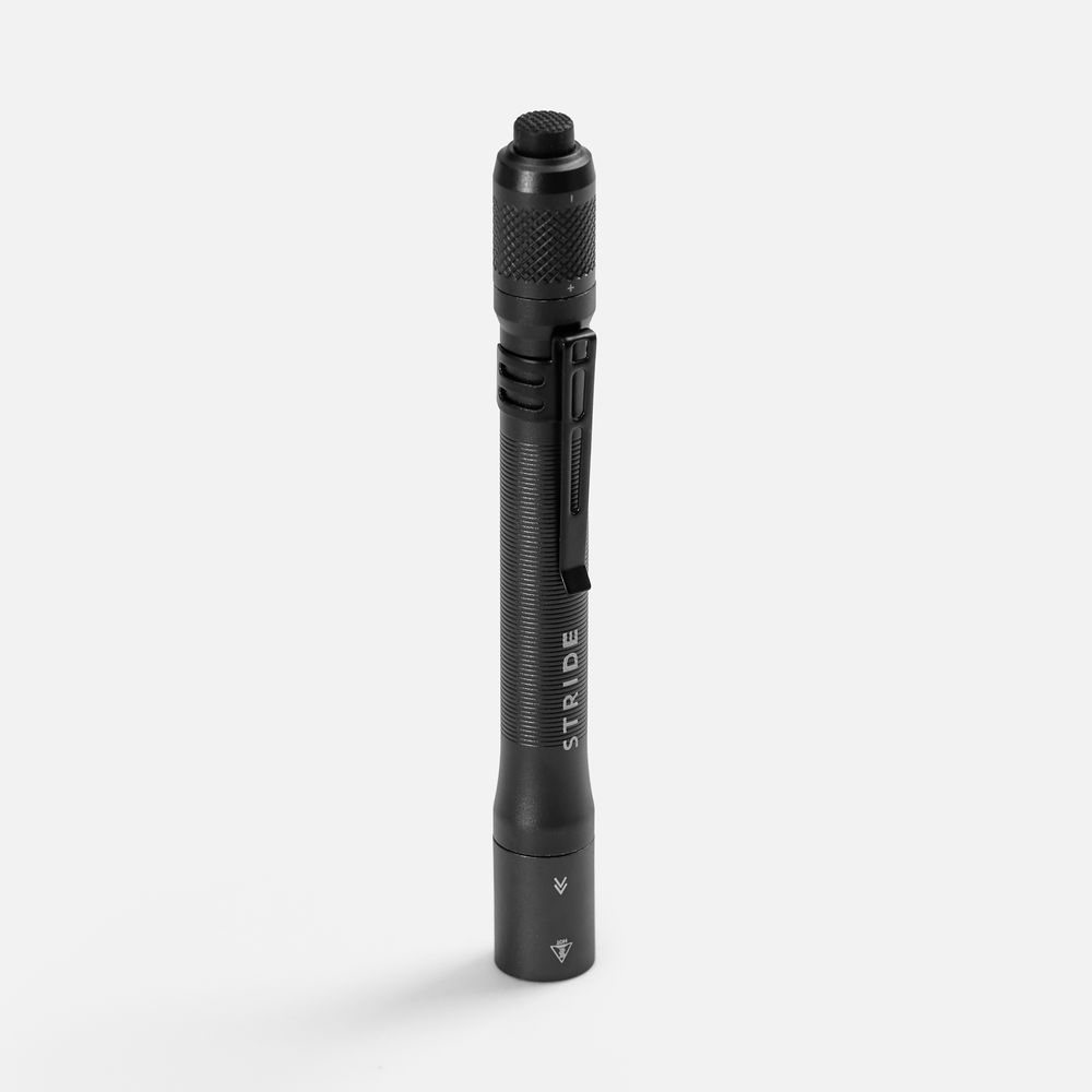 Фонарик с фокусировкой луча Fokus, серо-синий — изображение 3