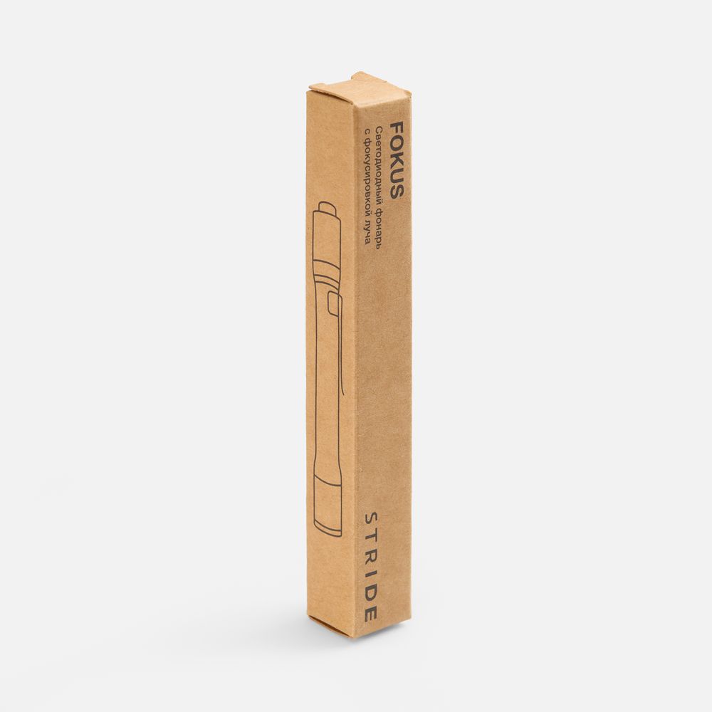 Фонарик с фокусировкой луча Fokus, серо-синий — изображение 7