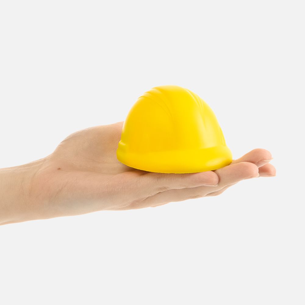 Антистресс «Каска», желтый — изображение 3