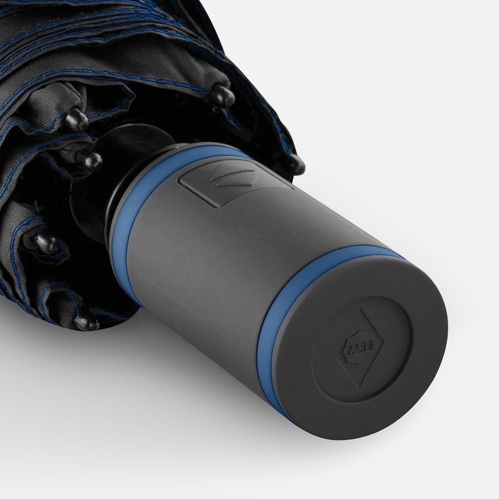 Зонт складной AOC Mini с цветными спицами, темно-синий — изображение 8