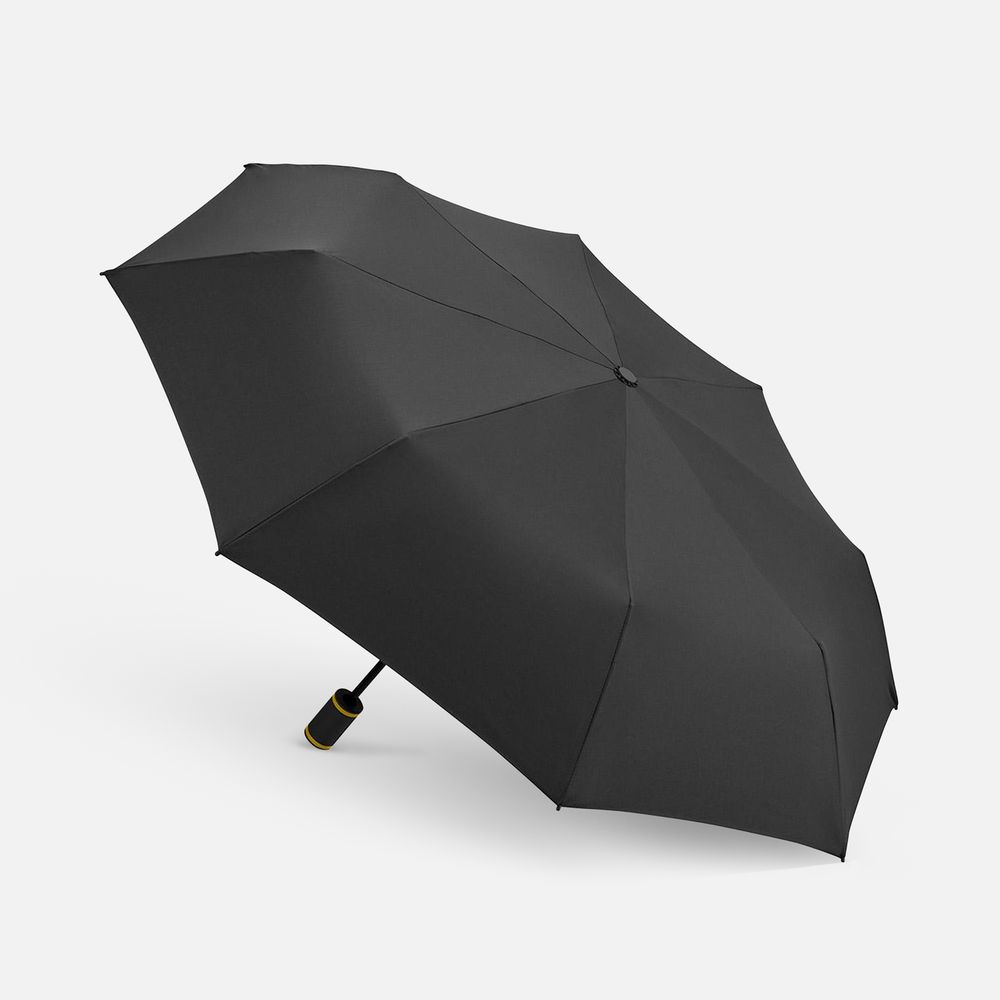 Зонт складной AOC Mini с цветными спицами, желтый — изображение 3