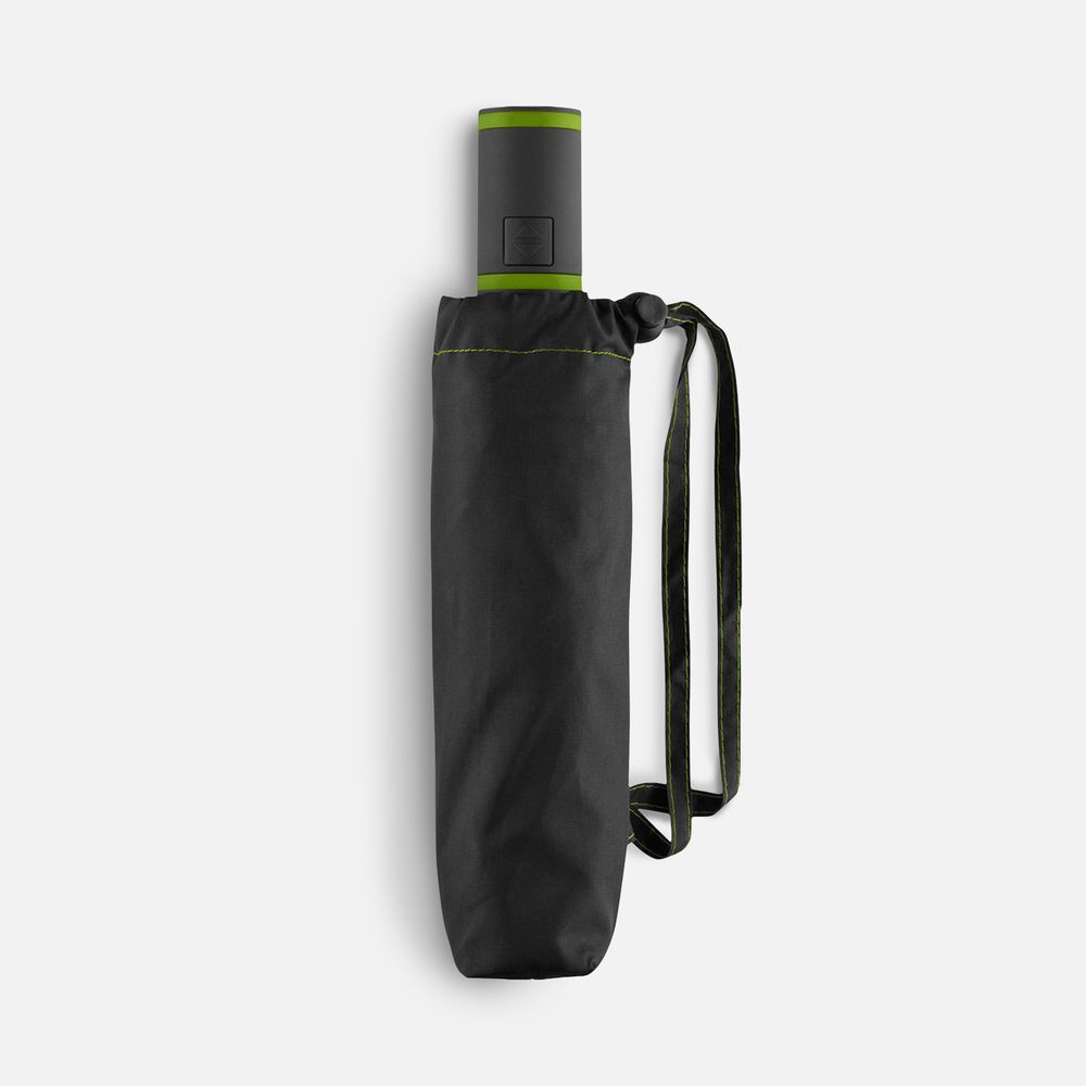 Зонт складной AOC Mini с цветными спицами, зеленое яблоко — изображение 7