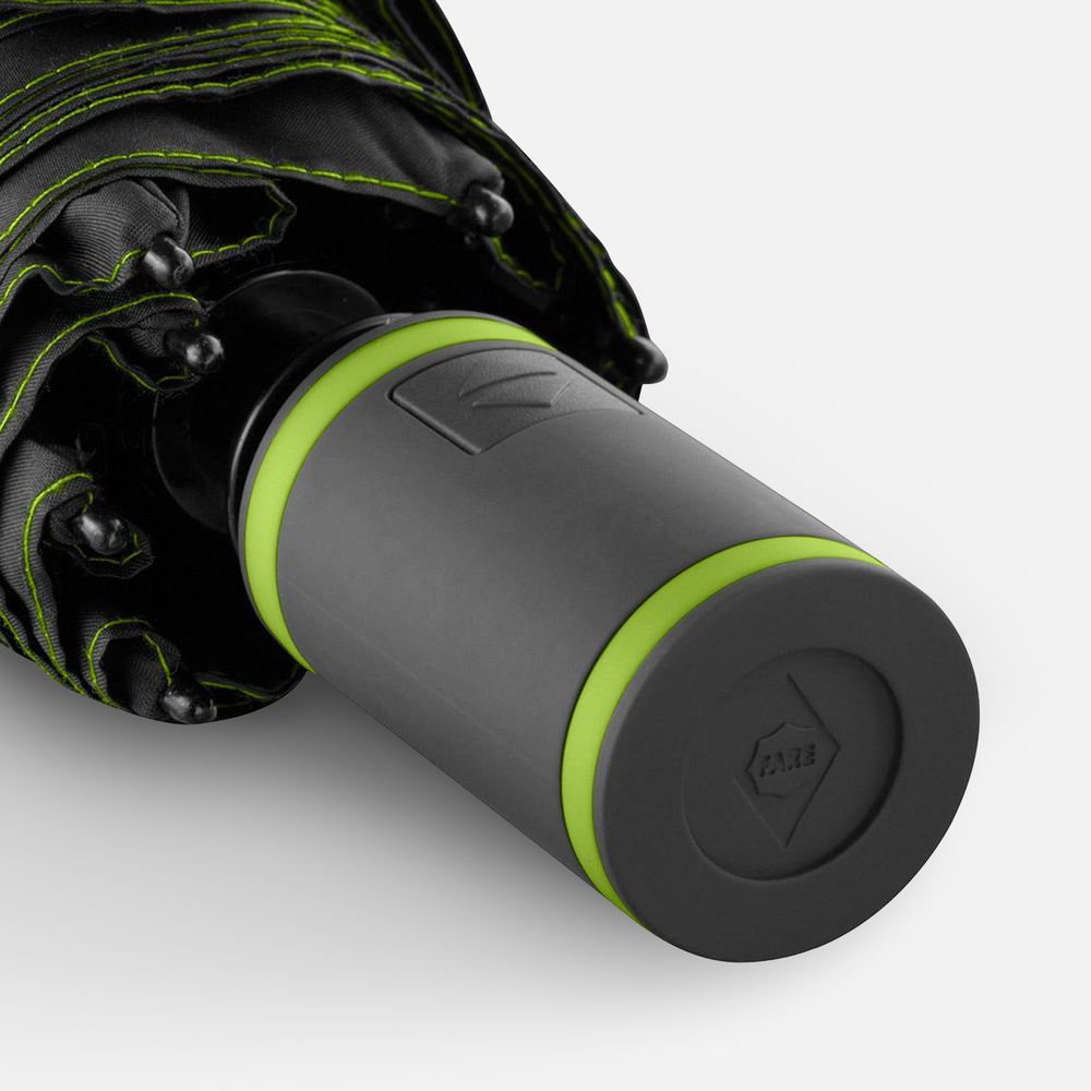 Зонт складной AOC Mini с цветными спицами, зеленое яблоко — изображение 9