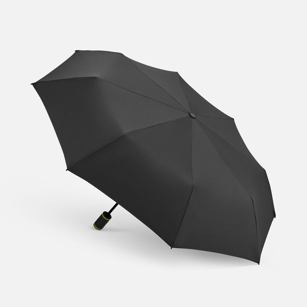 Зонт складной AOC Mini с цветными спицами, зеленое яблоко — изображение 3