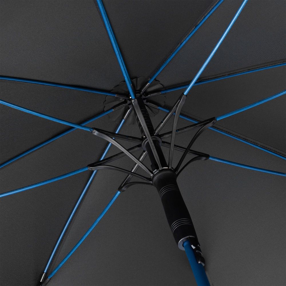 Зонт-трость с цветными спицами Color Style, ярко-синий — изображение 4