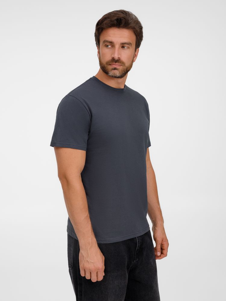 Футболка унисекс T-Bolka 180, темно-серая — изображение 9