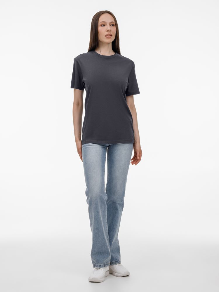 Футболка унисекс T-Bolka 180, темно-серая — изображение 16