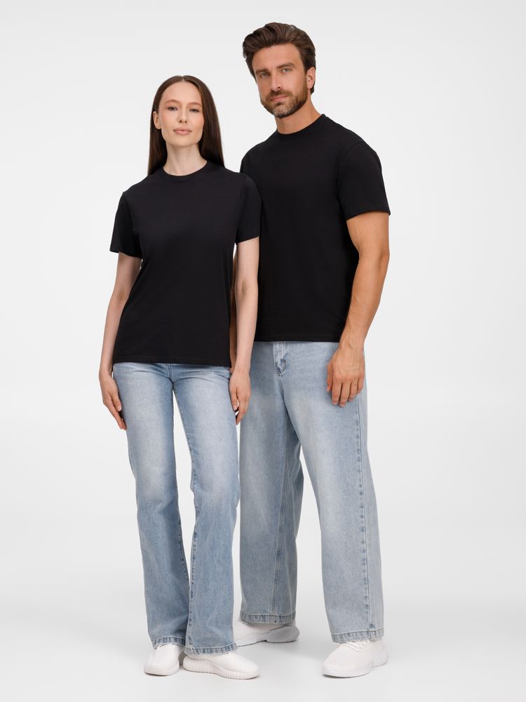 Футболка унисекс T-Bolka 180, черная — изображение 14