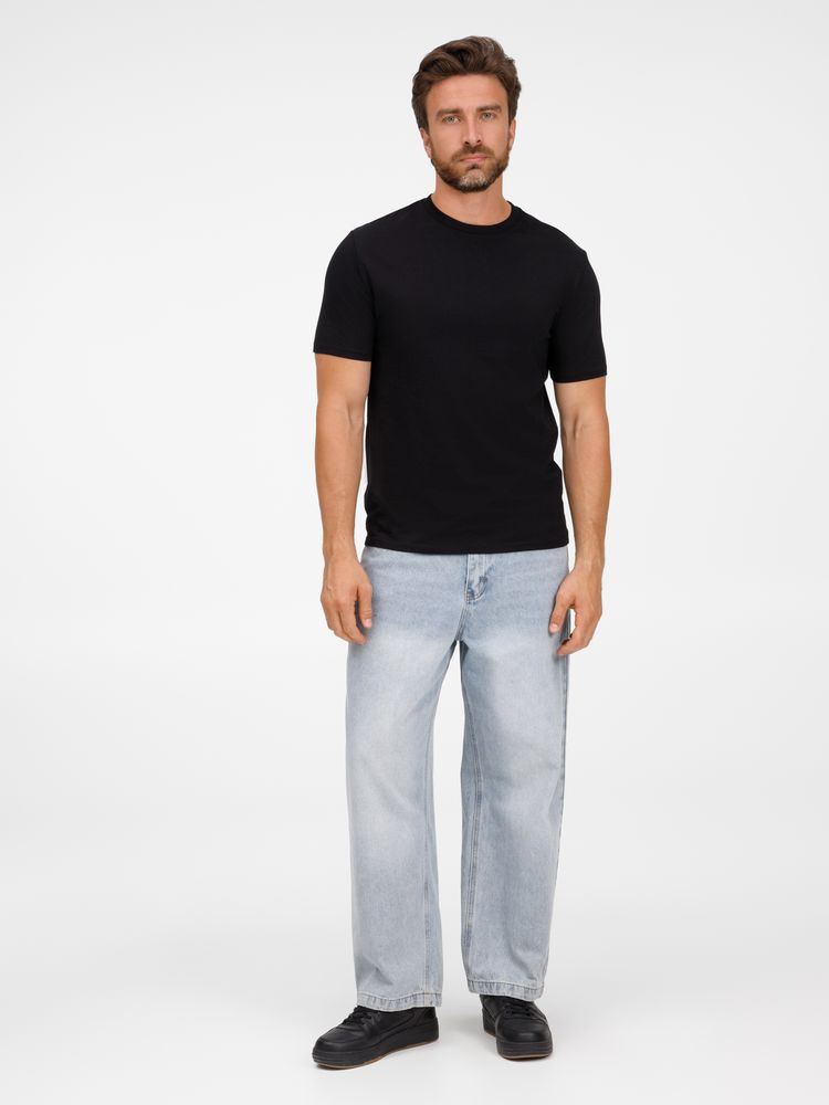 Футболка унисекс T-Bolka 180, черная — изображение 12