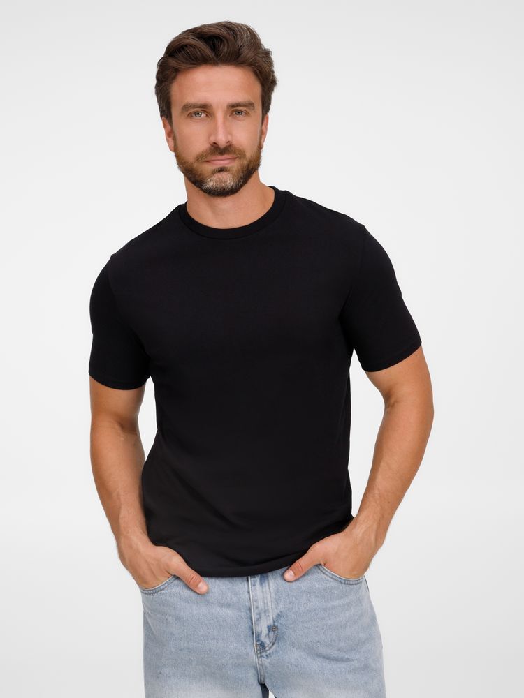 Футболка унисекс T-Bolka 180, черная — изображение 13