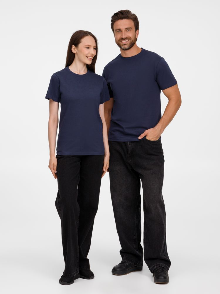 Футболка унисекс T-Bolka 180, темно-синяя — изображение 15