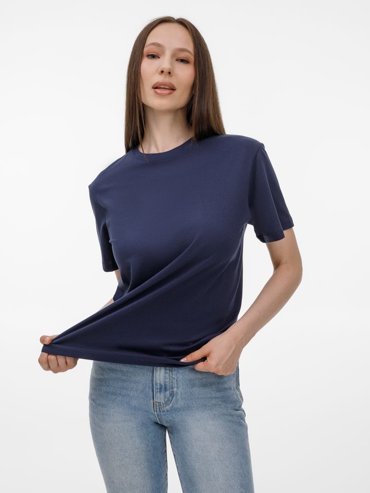 Футболка унисекс T-Bolka 180, темно-синяя — изображение 12