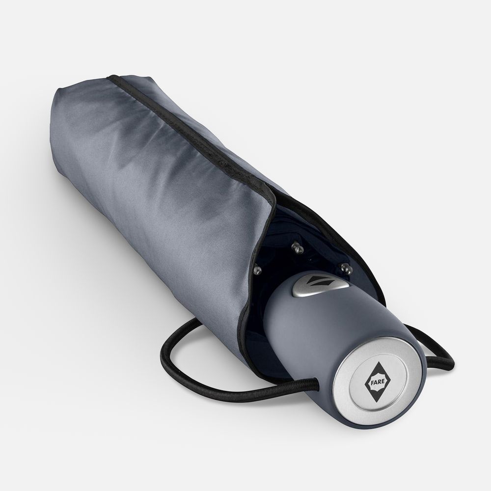 Зонт складной AOC, серый — изображение 5