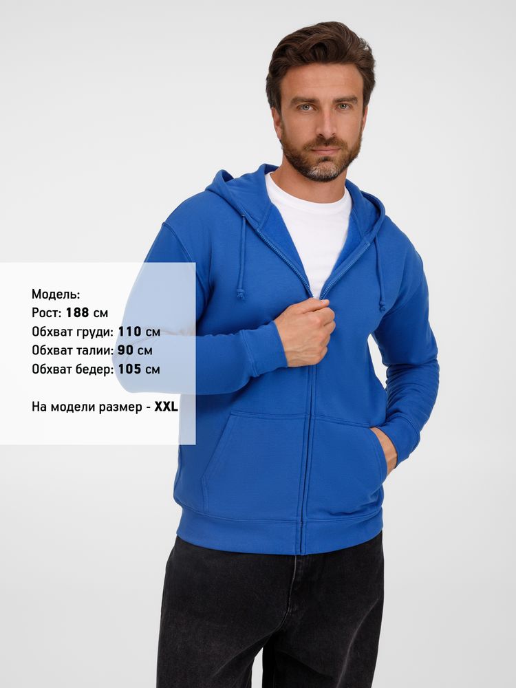 Толстовка унисекс Carter, ярко-синяя (royal) — изображение 5