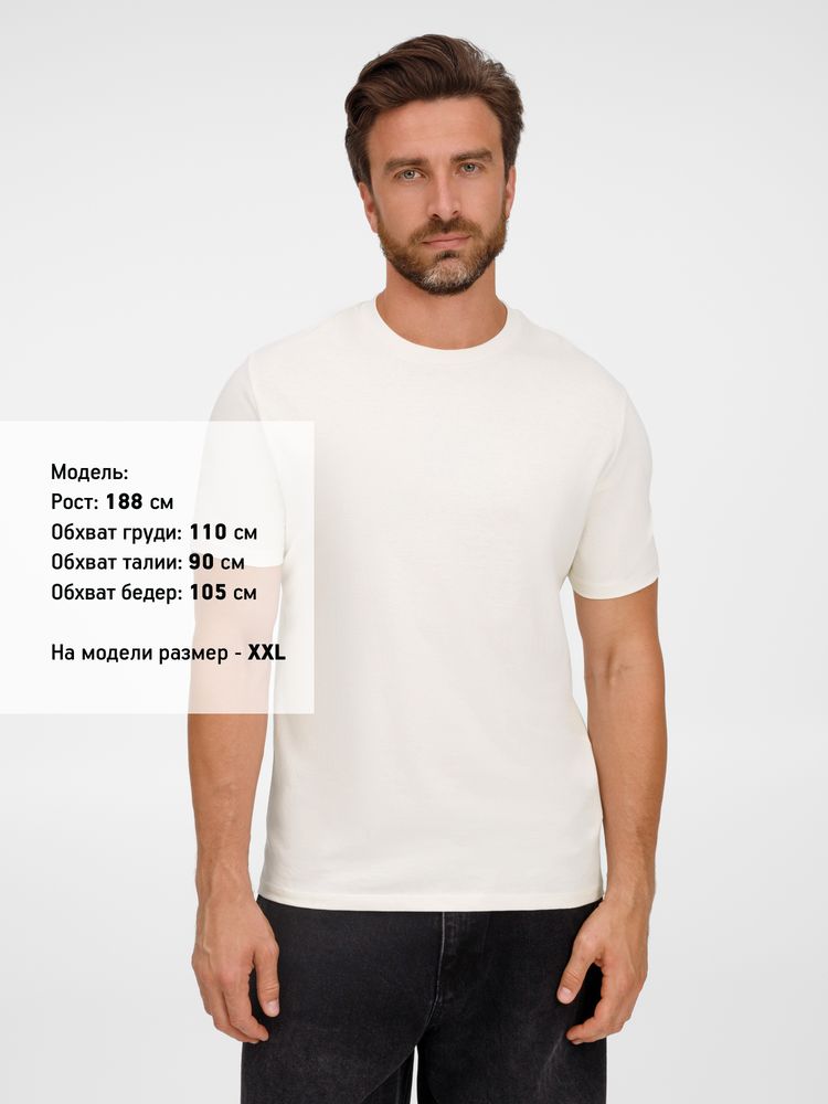 Футболка унисекс Legend, молочно-белая — изображение 5