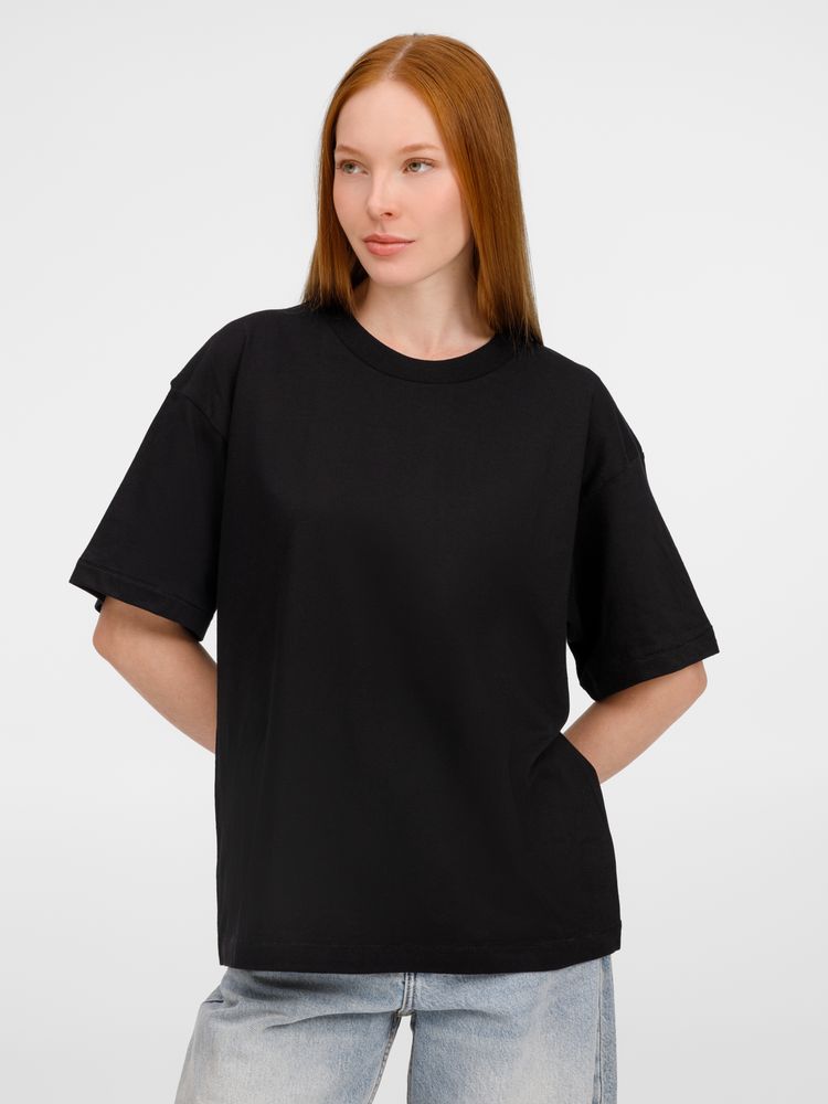 Футболка оверсайз унисекс Legacy, черная — изображение 10