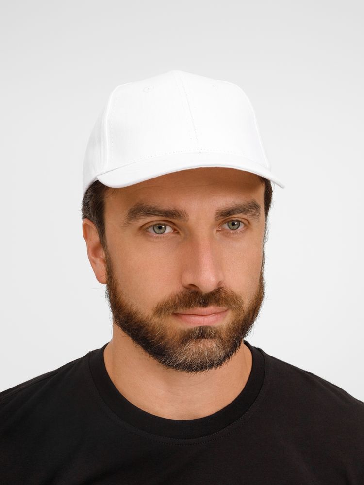 Бейсболка Apollo, белая — изображение 6