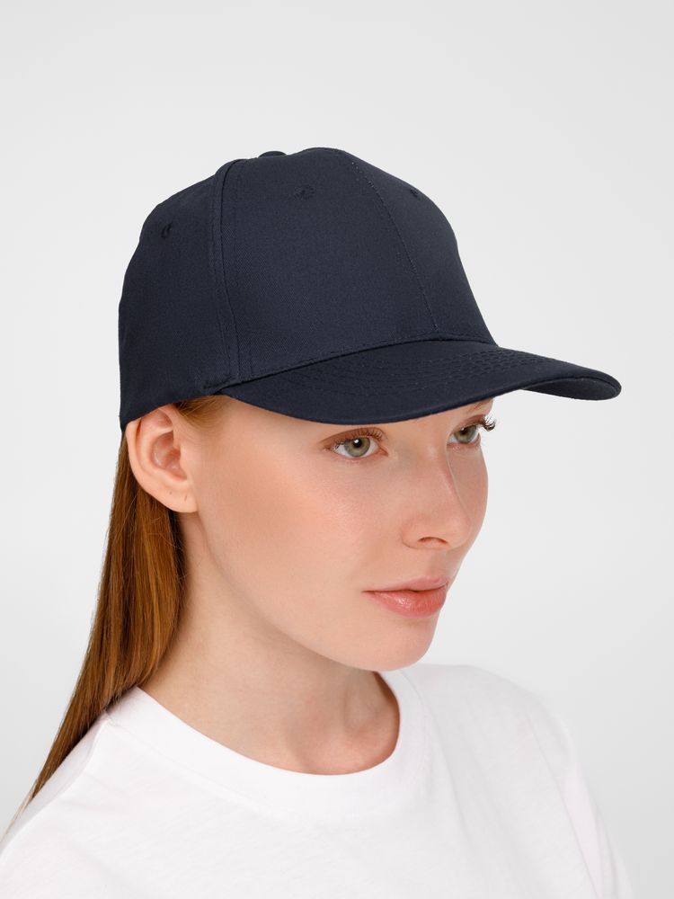 Бейсболка Apollo, темно-синяя — изображение 8