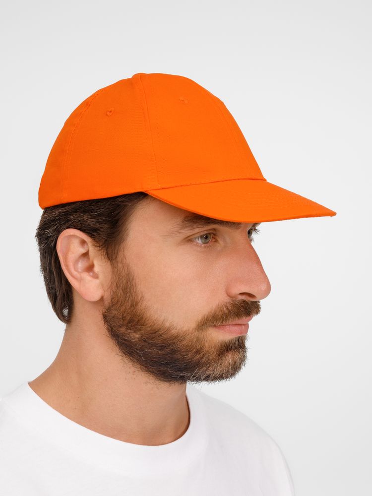 Бейсболка Apollo, оранжевая — изображение 7