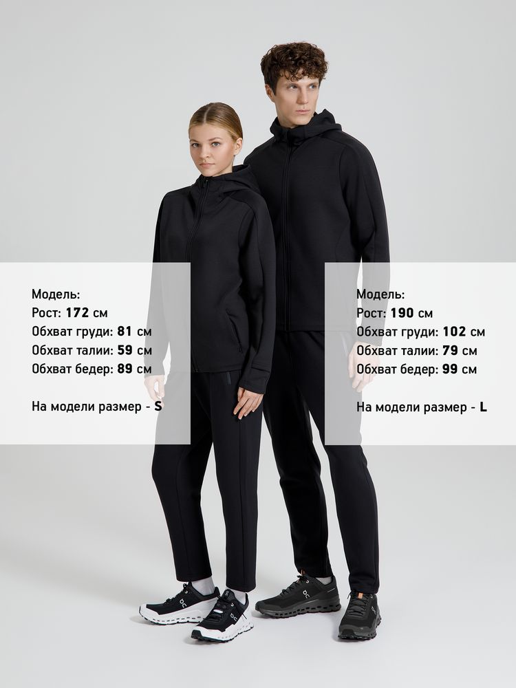 Куртка с капюшоном унисекс Begi, черная — изображение 17