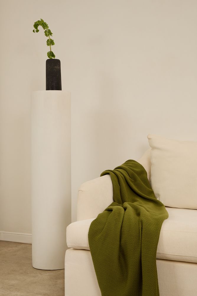 Плед Ornato, зеленый (лавровый) — изображение 7